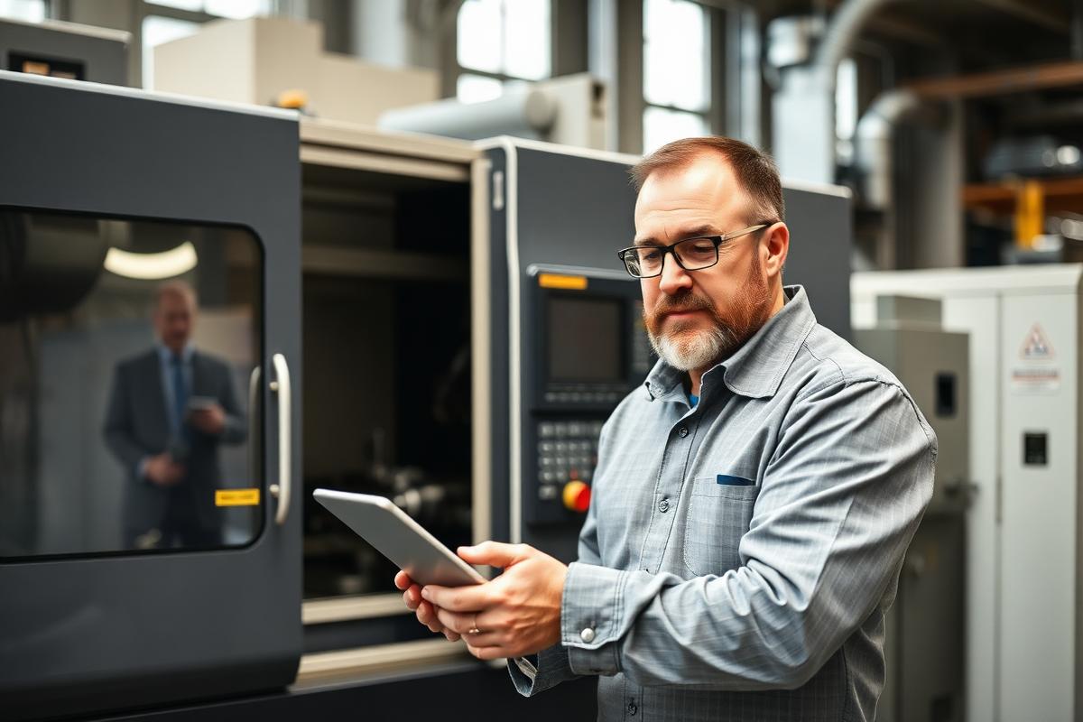 Arbeitsvorbereitung in einem Maschinenbaubetrieb – KI im Maschinenbau